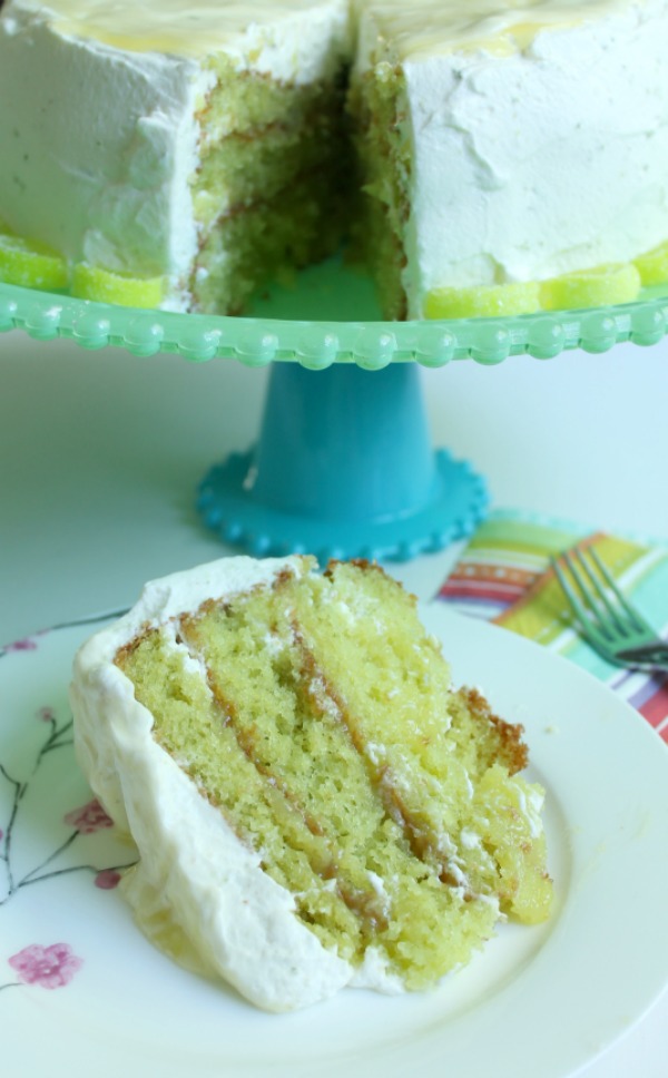 Lime Curd Cake | A Sweet Baker Lime Curd Cake